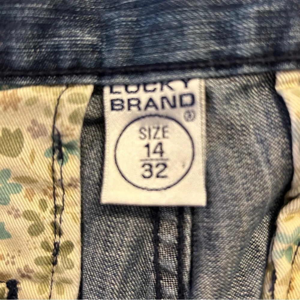 Lucky Brand Blue Denim Bermuda Shorts